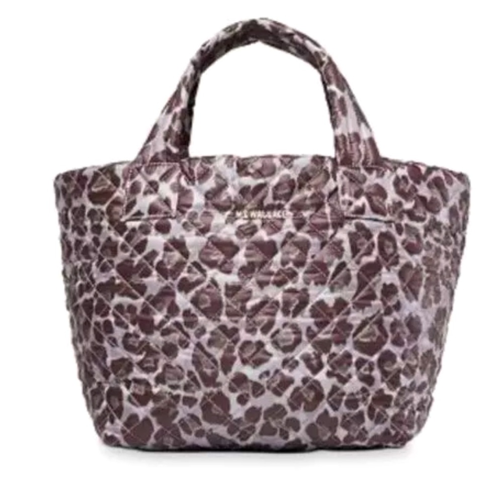 MZ Wallace Small Metro Leopard Tote in excellent condition!!
